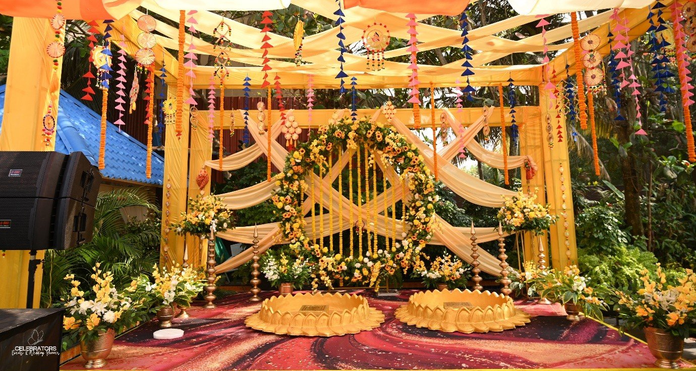 Traditional celebration décor by Celebrators