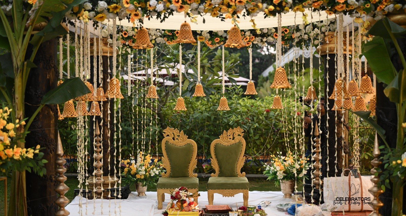 Destination wedding décor by Celebrators